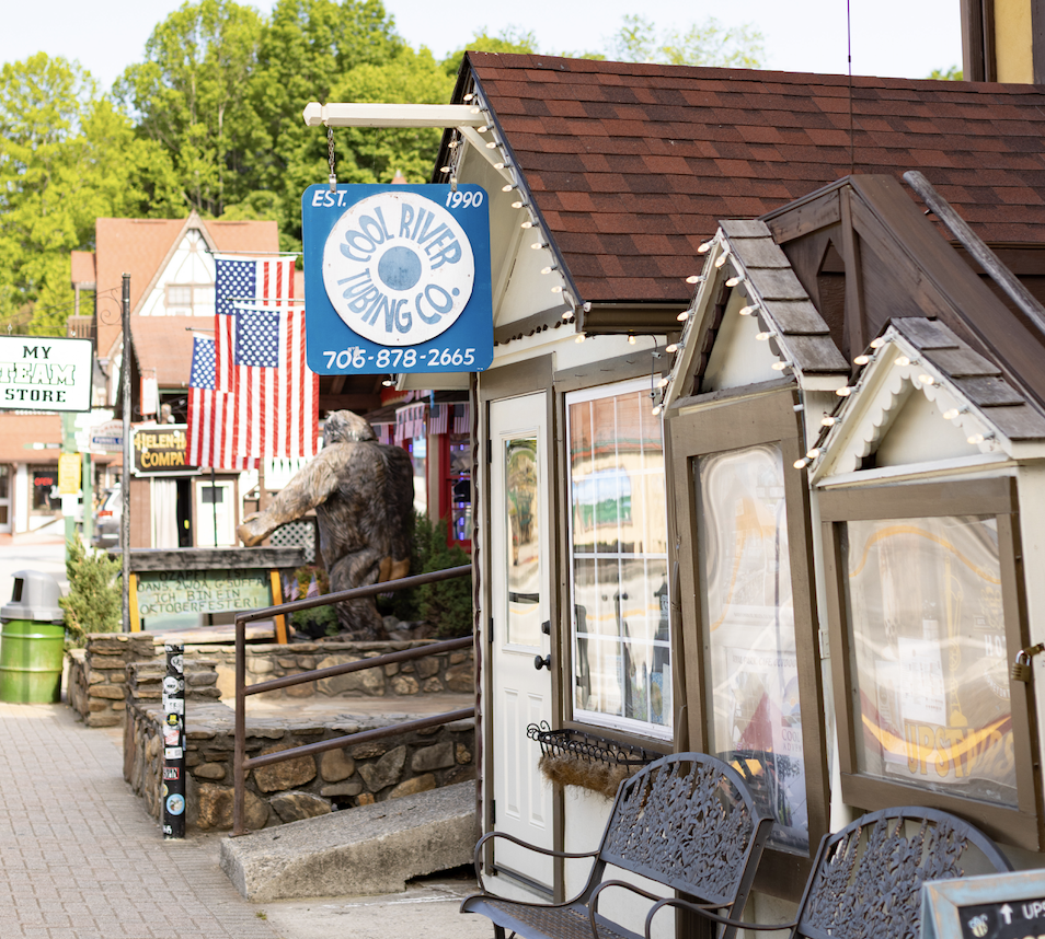 main street booth cool river tubing helen