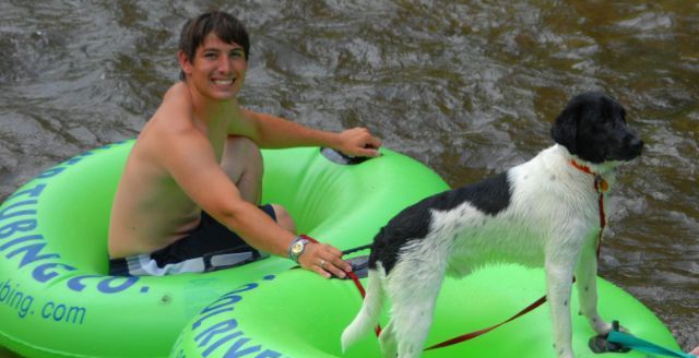 Pooch on the hooch